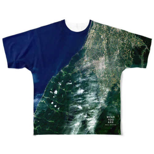 山形県 酒田市 All-Over Print T-Shirt