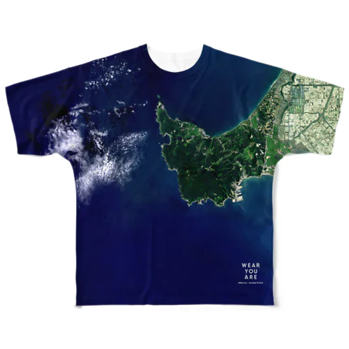 秋田県 男鹿市 All-Over Print T-Shirt