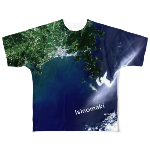 宮城県 石巻市 フルグラフィックTシャツ