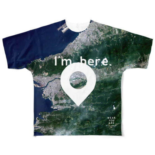 和歌山県 岩出市 All-Over Print T-Shirt