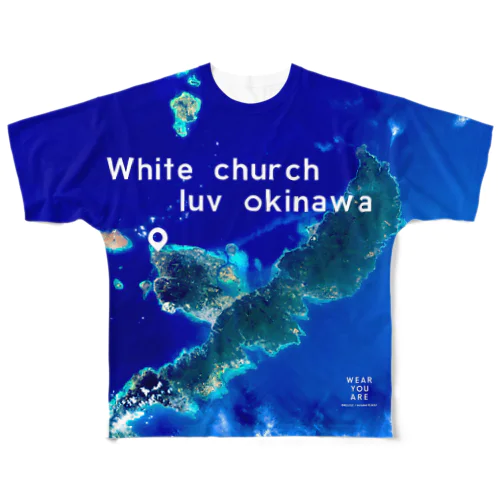 沖縄県 国頭郡 All-Over Print T-Shirt