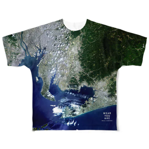 愛知県 岡崎市 All-Over Print T-Shirt