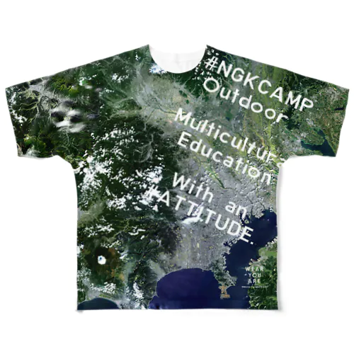埼玉県 入間郡 All-Over Print T-Shirt