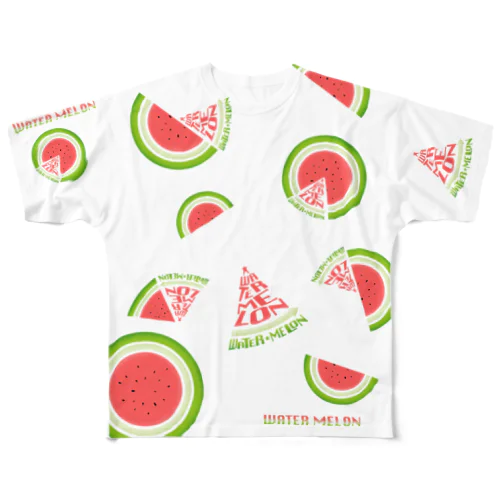 WATERMELON フルグラフィックTシャツ