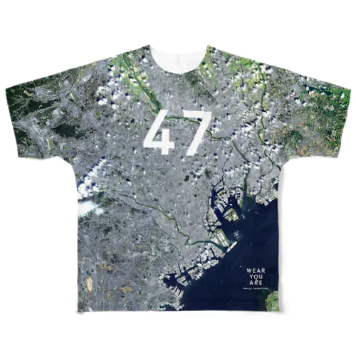 東京都 渋谷区 All-Over Print T-Shirt