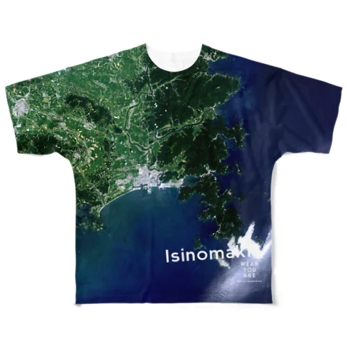 宮城県 石巻市 All-Over Print T-Shirt