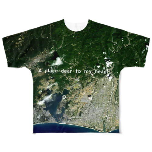 静岡県 浜松市 All-Over Print T-Shirt