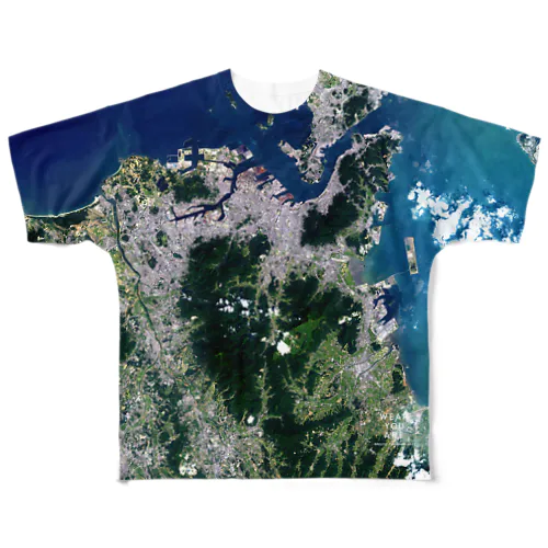 山口県 下関市 All-Over Print T-Shirt