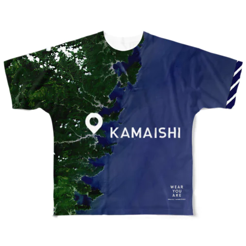 岩手県 釜石市 All-Over Print T-Shirt