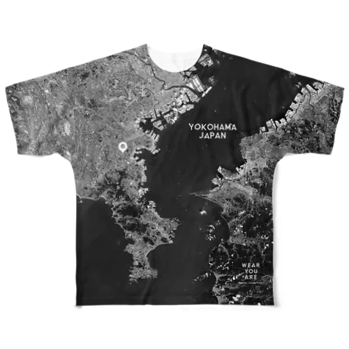 神奈川県 横須賀市 All-Over Print T-Shirt