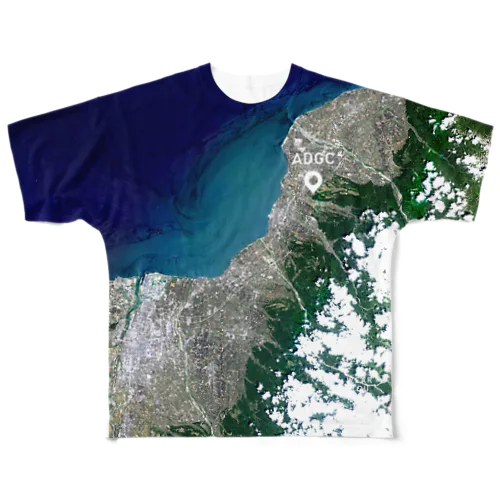 富山県 黒部市 All-Over Print T-Shirt