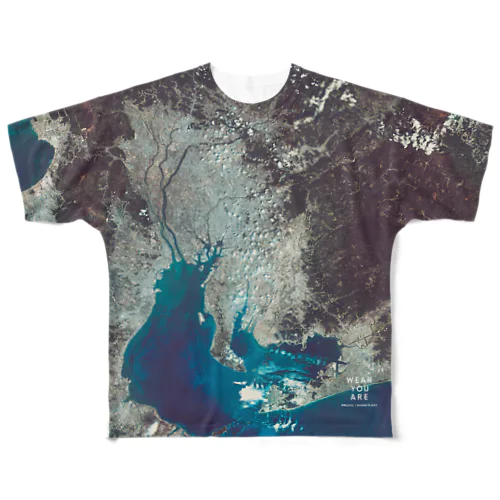 愛知県 豊明市 All-Over Print T-Shirt