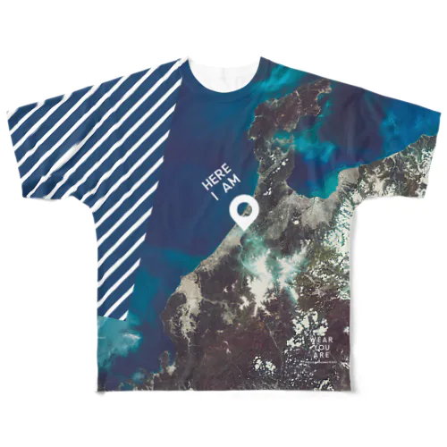 石川県 白山市 All-Over Print T-Shirt