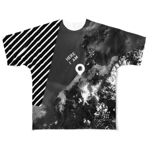 石川県 白山市 All-Over Print T-Shirt