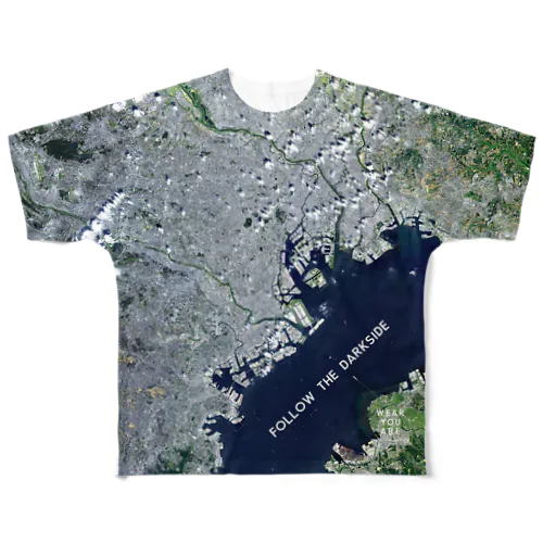 東京都 品川区 All-Over Print T-Shirt