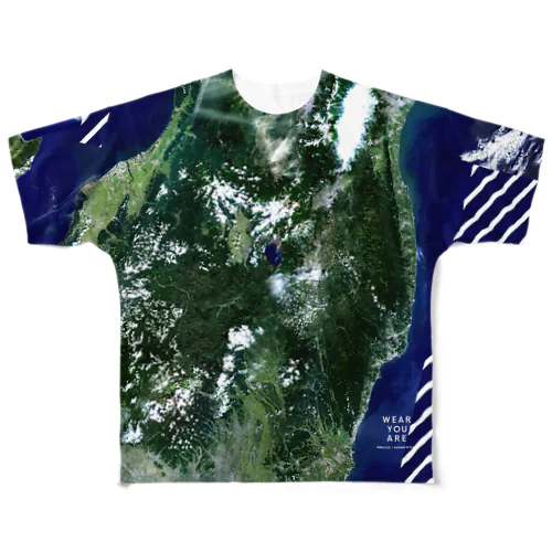 福島県 郡山市 All-Over Print T-Shirt