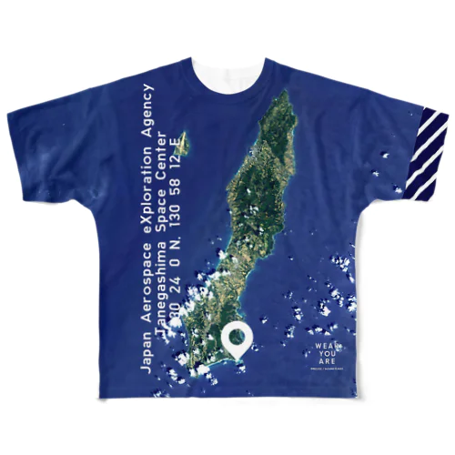 鹿児島県 熊毛郡 All-Over Print T-Shirt