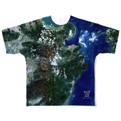 大分県 豊後大野市 All-Over Print T-Shirt