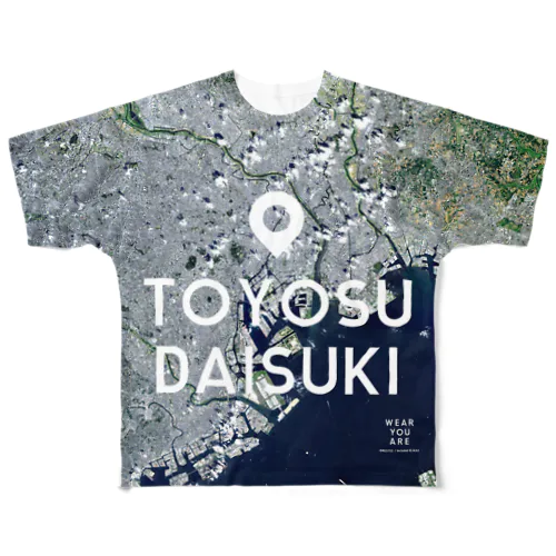 東京都 台東区 フルグラフィックTシャツ