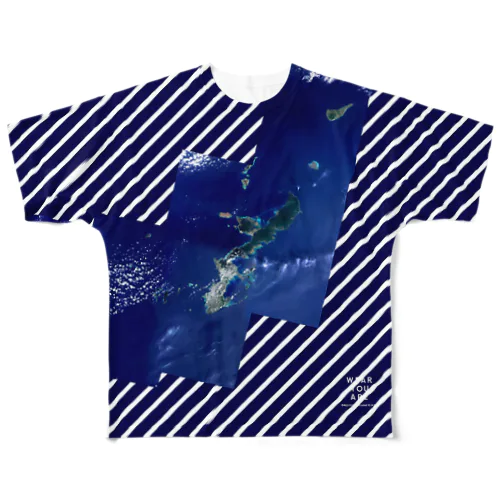 沖縄県 国頭郡 All-Over Print T-Shirt