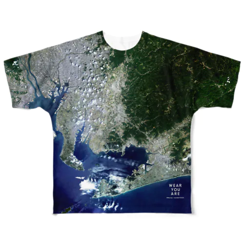 愛知県 岡崎市 All-Over Print T-Shirt