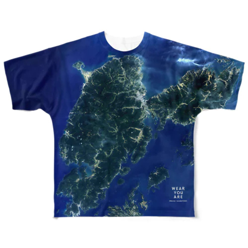 熊本県 天草市 フルグラフィックTシャツ