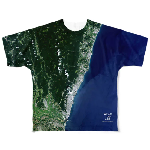 茨城県 日立市 All-Over Print T-Shirt