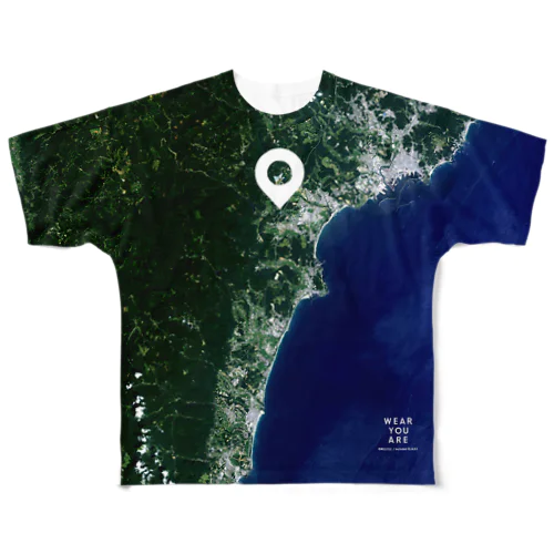 福島県 いわき市 All-Over Print T-Shirt