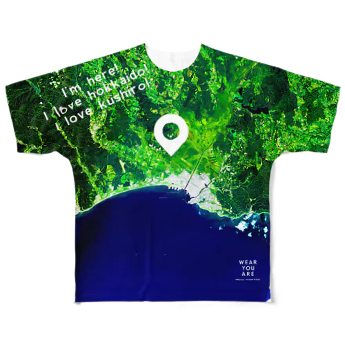 北海道 釧路市 フルグラフィックTシャツ