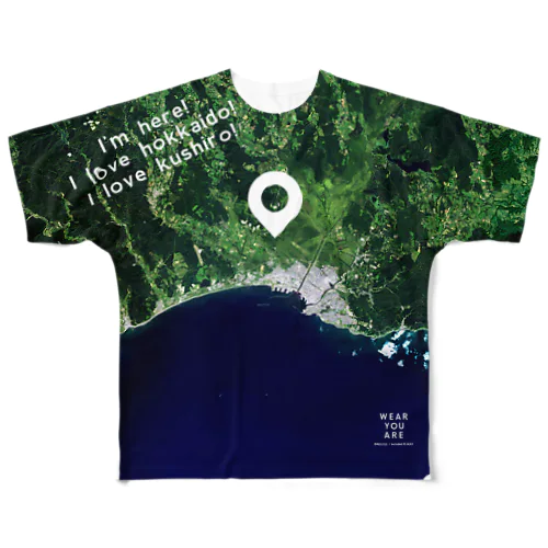 北海道 釧路市 フルグラフィックTシャツ