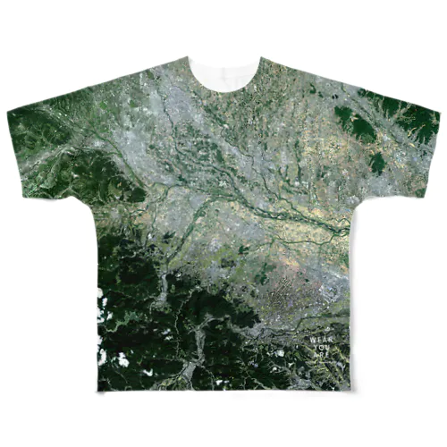 群馬県 伊勢崎市 All-Over Print T-Shirt