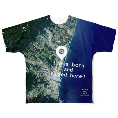 宮崎県 宮崎市 All-Over Print T-Shirt