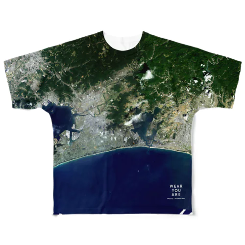 静岡県 湖西市 All-Over Print T-Shirt