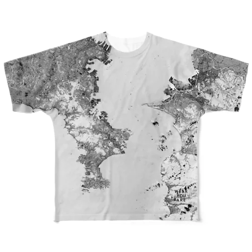 神奈川県 横須賀市 All-Over Print T-Shirt