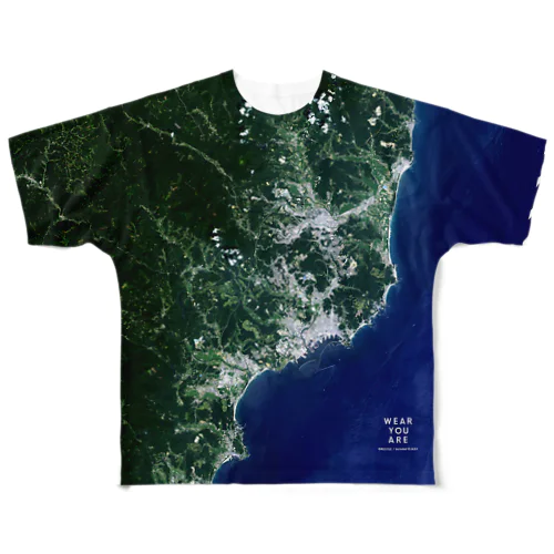 福島県 いわき市 All-Over Print T-Shirt