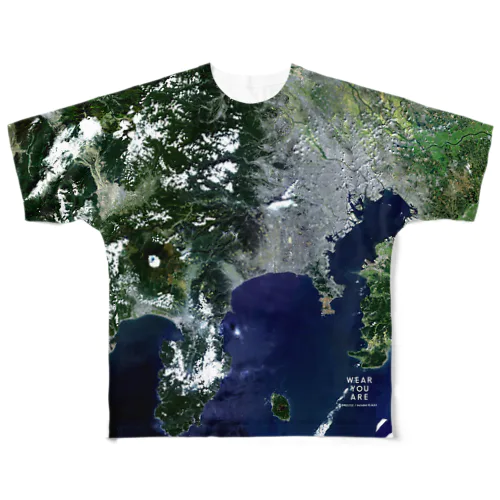 神奈川県 秦野市 All-Over Print T-Shirt