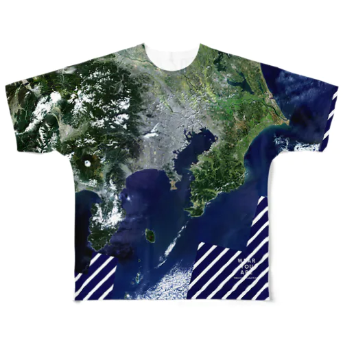 神奈川県 横浜横須賀道路 フルグラフィックTシャツ