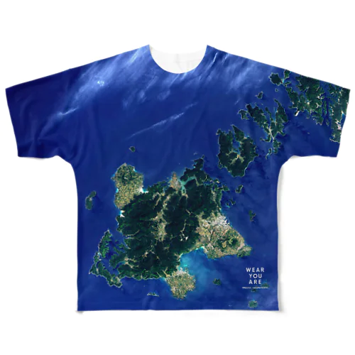 長崎県 五島市 フルグラフィックTシャツ