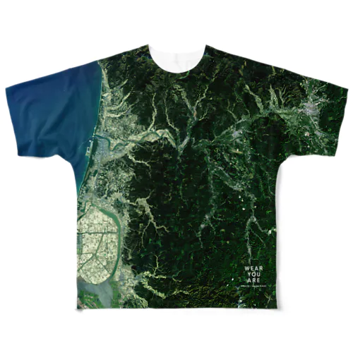 秋田県 能代市 All-Over Print T-Shirt