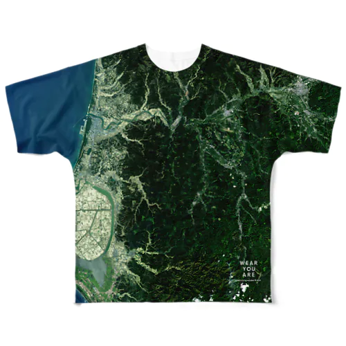 秋田県 能代市 All-Over Print T-Shirt