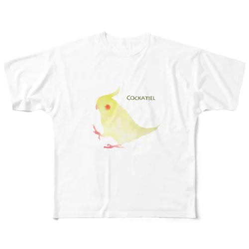 color on color / オカメインコ All-Over Print T-Shirt