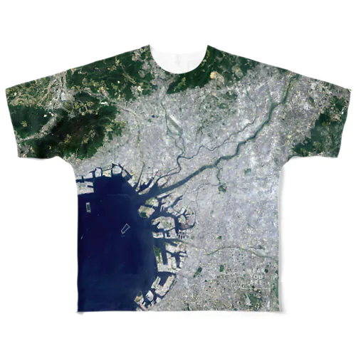 兵庫県 尼崎市 All-Over Print T-Shirt