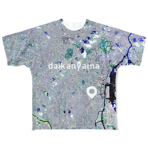 東京都 渋谷区 All-Over Print T-Shirt