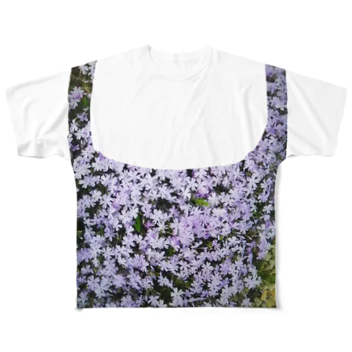 芝桜の All-Over Print T-Shirt