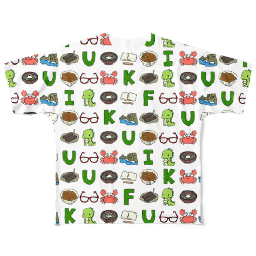 I♡FUKUI All-Over Print T-Shirt