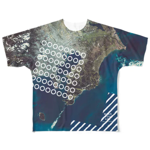 千葉県 袖ケ浦市 All-Over Print T-Shirt