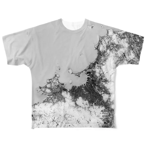 福岡県 福岡市 All-Over Print T-Shirt