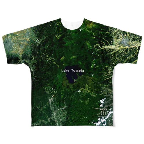 秋田県 鹿角郡 All-Over Print T-Shirt