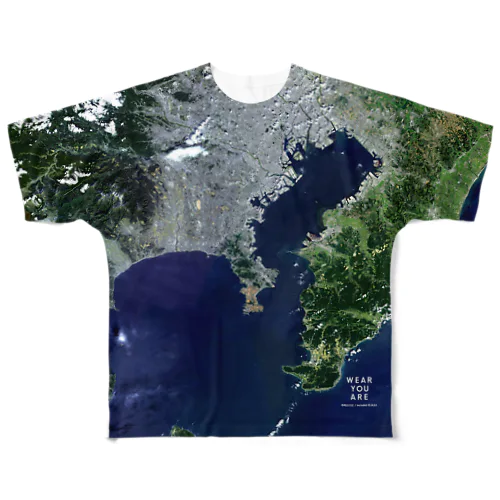 神奈川県 横須賀市 All-Over Print T-Shirt
