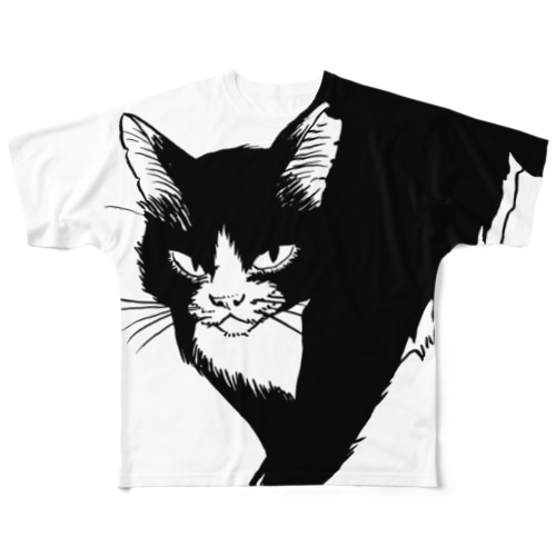 でかねこB All-Over Print T-Shirt